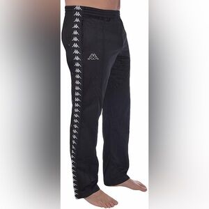KappaSlim Fit Stretch Elastic Waistband Athletic Track Pants